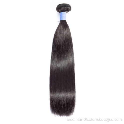 Straight human hair bundles virgin hair with closure lace frontals vendors mink brazilian peruvian weave free shipping